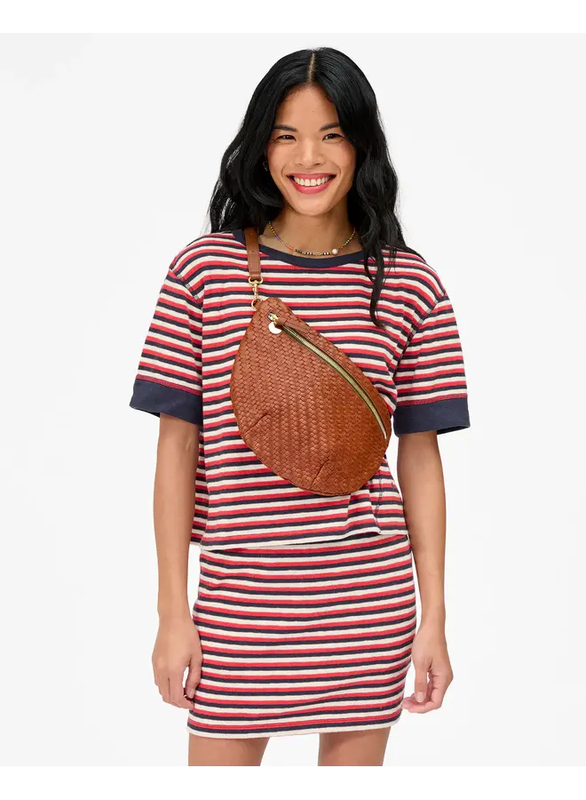 Grande Fanny - Woven Zig-Zag - Hazelnut