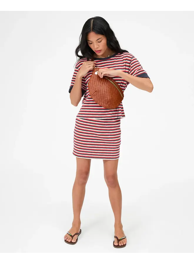 Grande Fanny - Woven Zig-Zag - Hazelnut