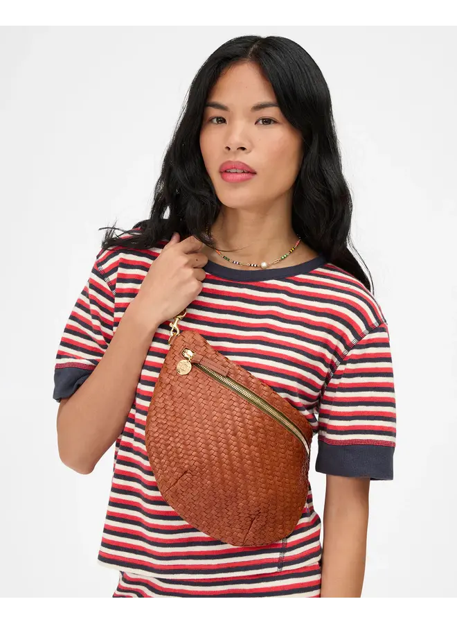 Grande Fanny - Woven Zig-Zag - Hazelnut