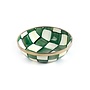 Emerald Check Relish Dish