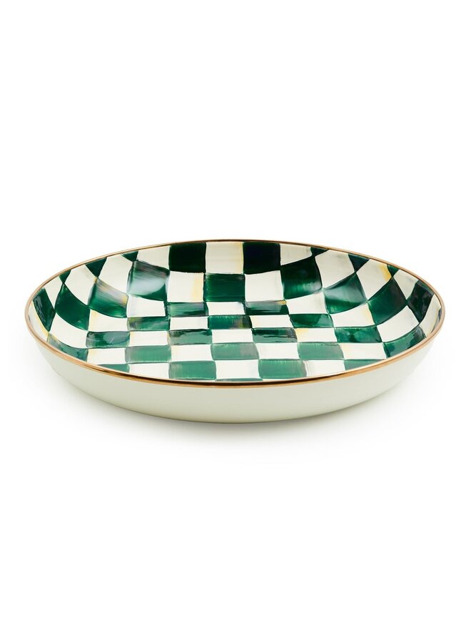 Emerald Check Abundant Bowl