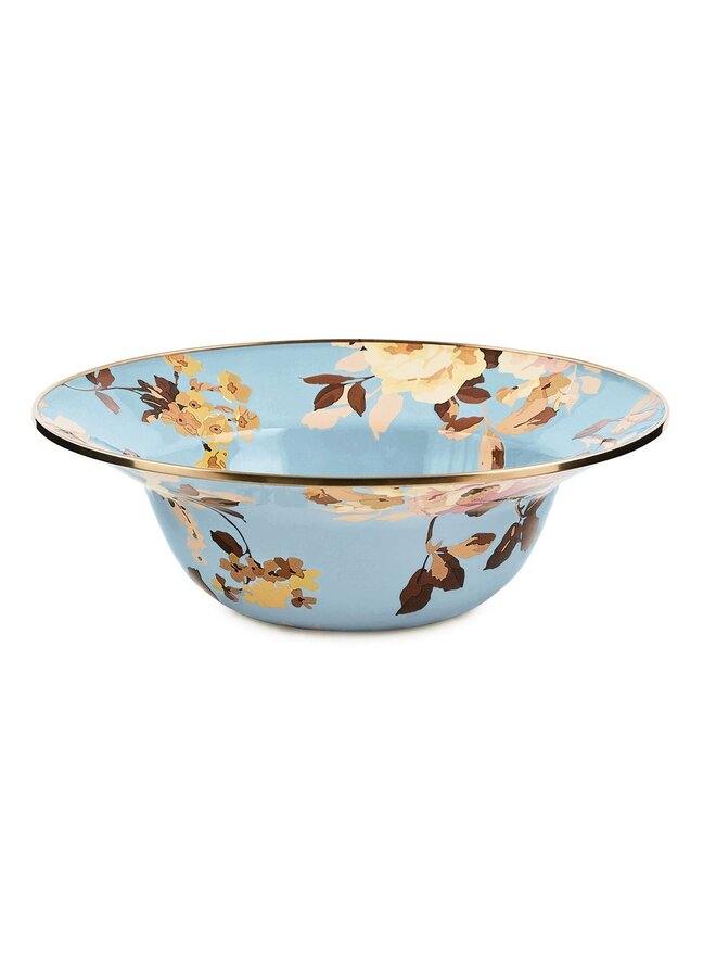 Wild Rose Slate Serving Bowl
