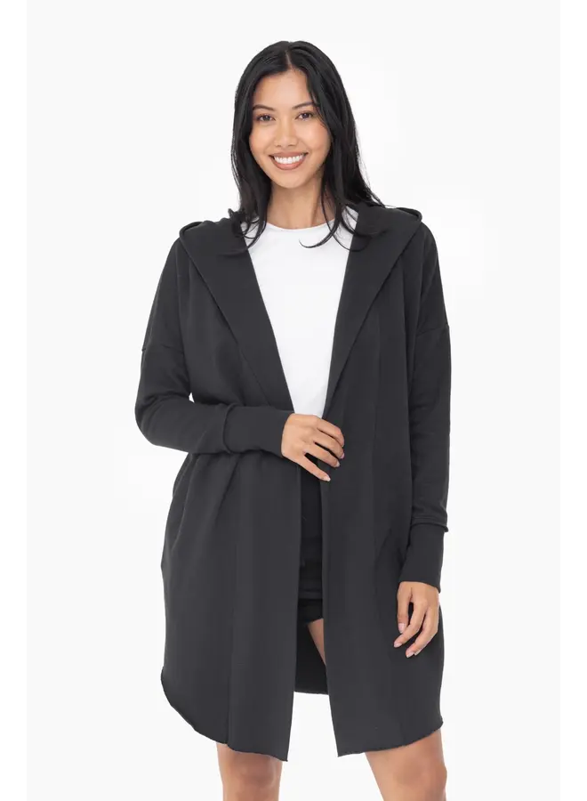 Open Hoodie Cardigan-