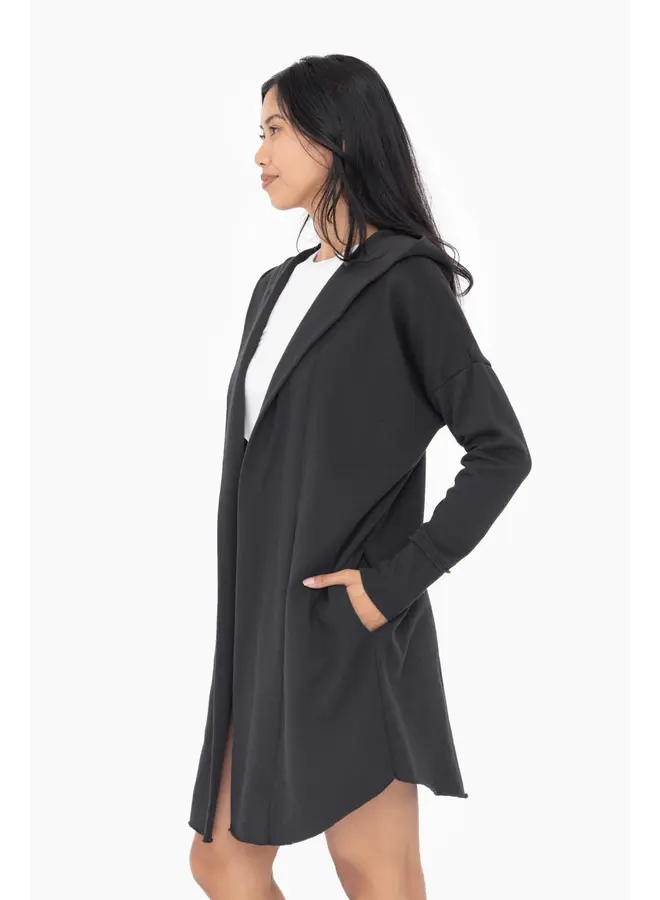 Open Hoodie Cardigan-