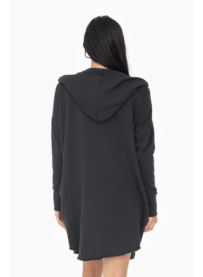 Open Hoodie Cardigan-