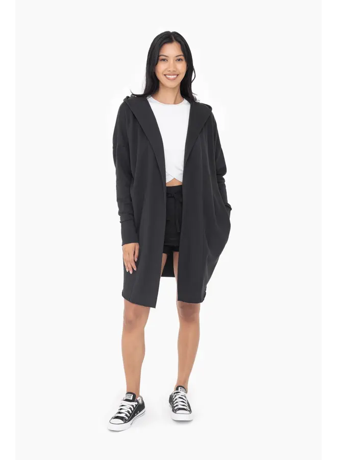 Open Hoodie Cardigan-