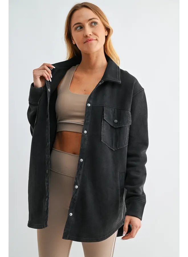 Shacket with Pockets-