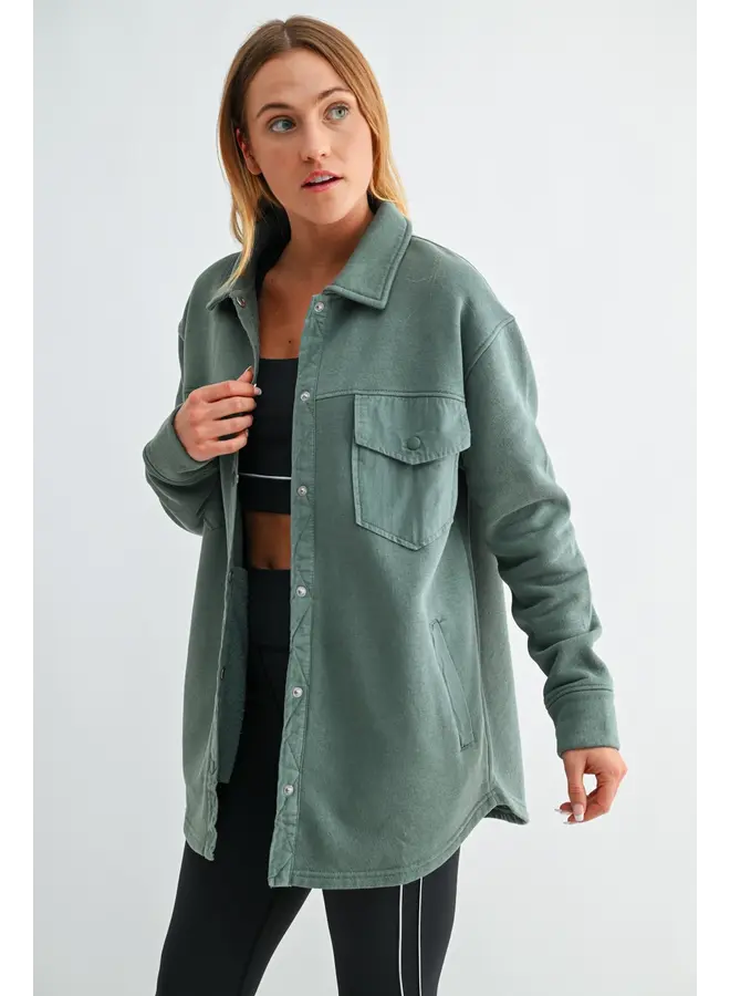Shacket with Pockets-
