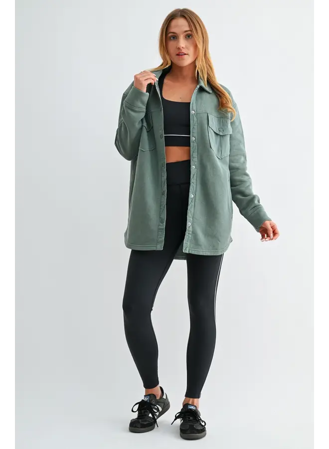 Shacket with Pockets-