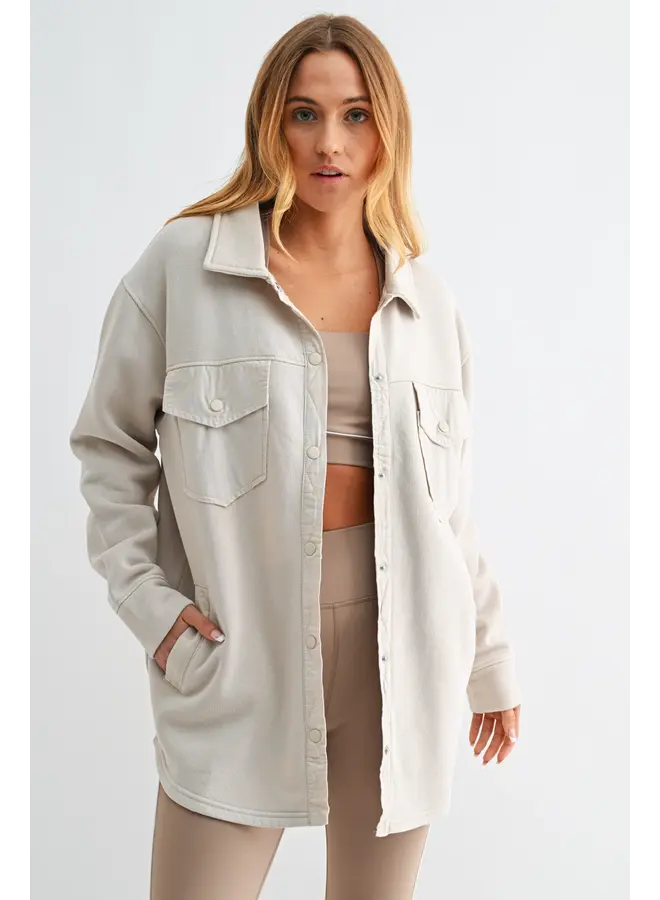 Shacket with Pockets-