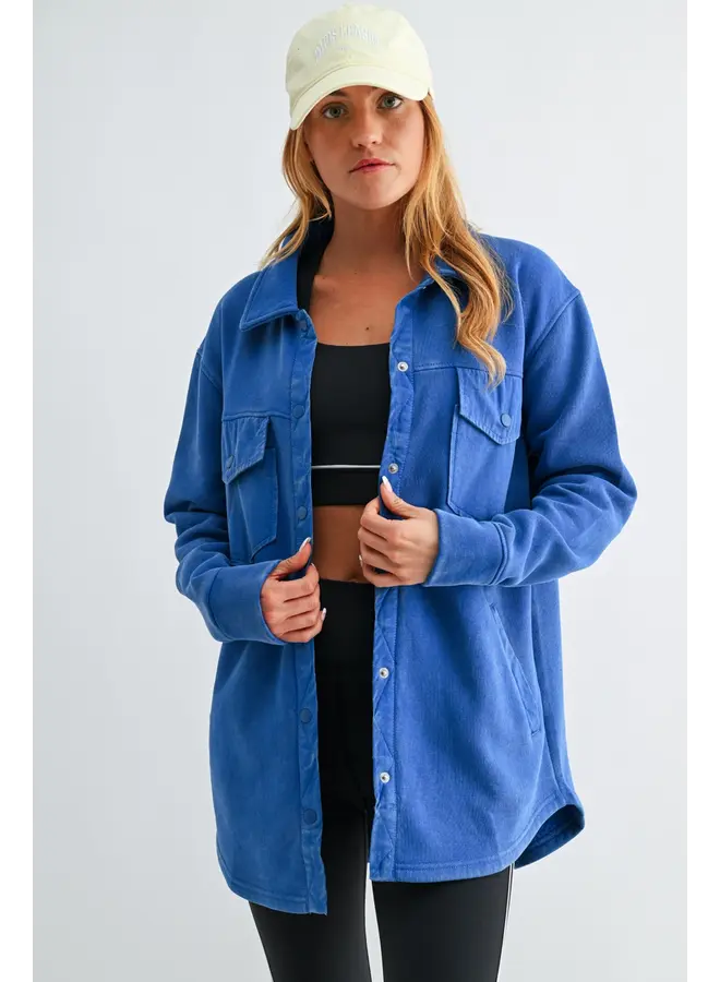 Shacket with Pockets-