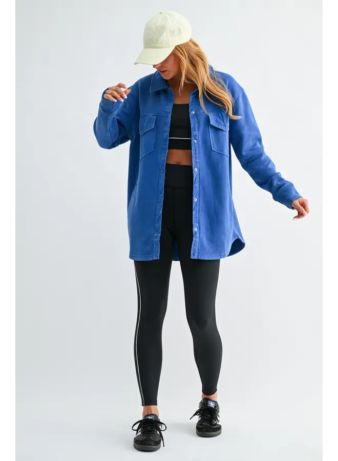 Shacket with Pockets-
