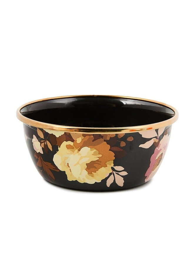 Wild Rose Brown Pinch Bowl