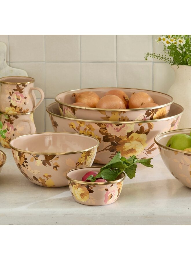 Wild Rose Mauve Pinch Bowl