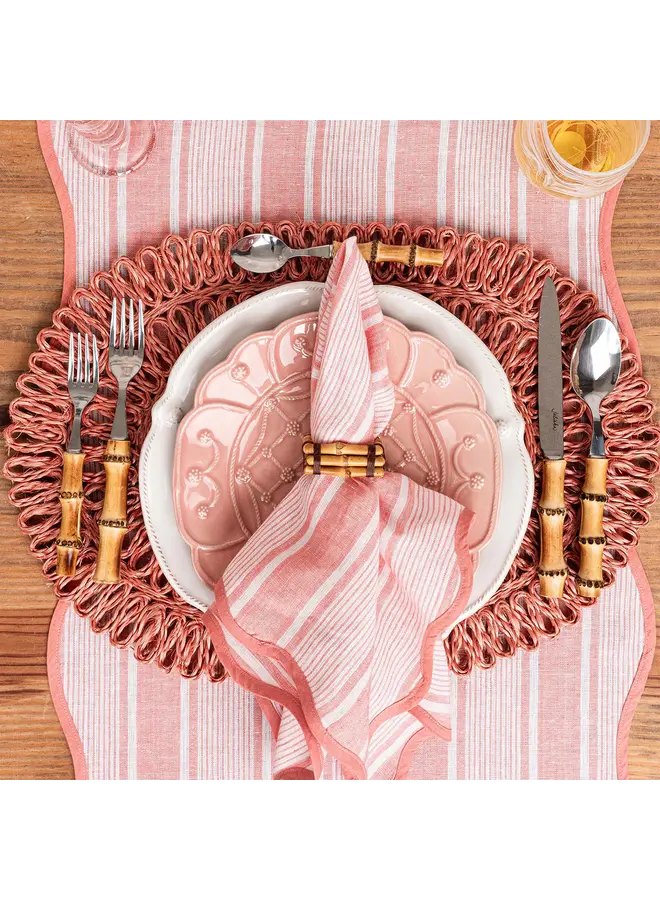 Straw Loop Oval Placemat-