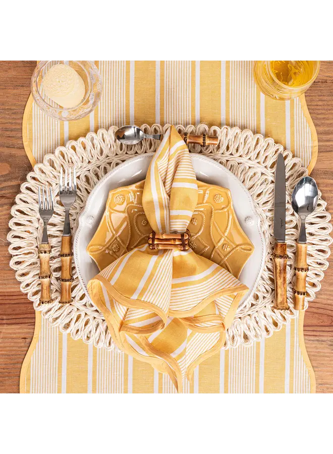 Straw Loop Oval Placemat-