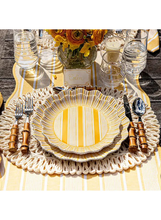 Straw Loop Oval Placemat-