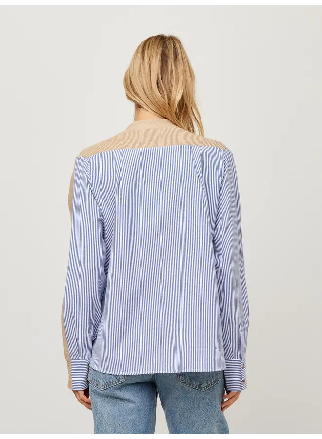 Celine Mixed Media Cardigan-