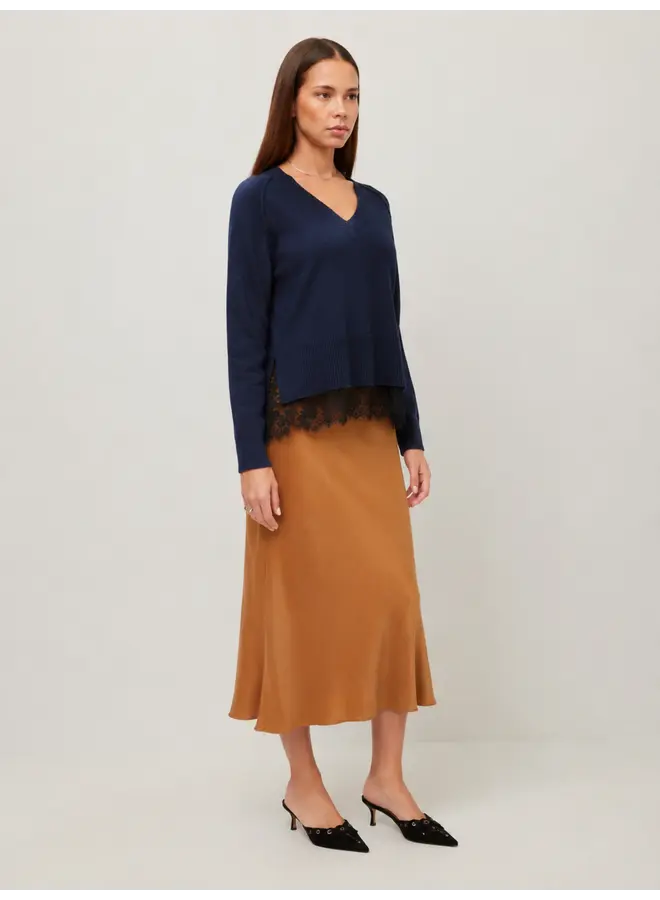 Camila Lace Layered Sweater-