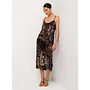 Krissa Drape Front Midi Dress-