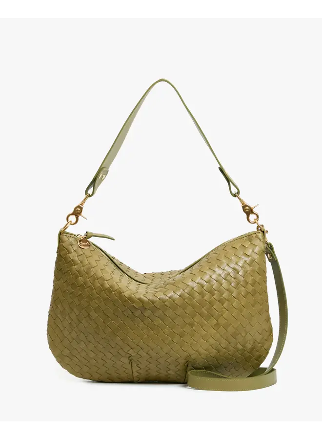 Moyen Messenger - Medium Woven Diagonal - Olive