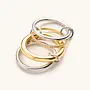Olivia Mixed Metal Stacked Ring Set- Size