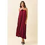 Strapless Pleated Relaxed Dress-