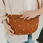 Chic Gold Studded Westlyn Bum Bag -