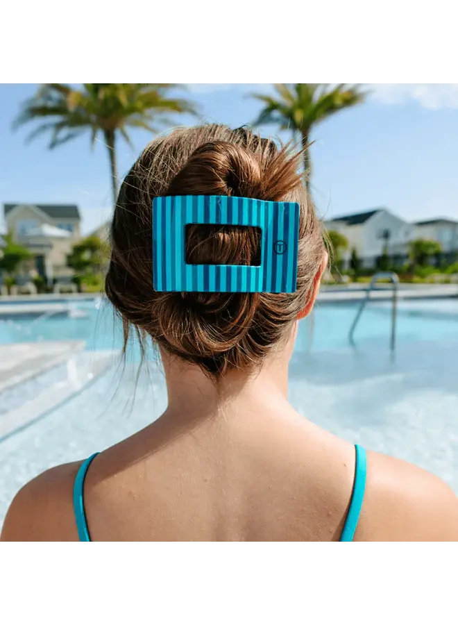 Flat Rectangle Hair Clip - Large