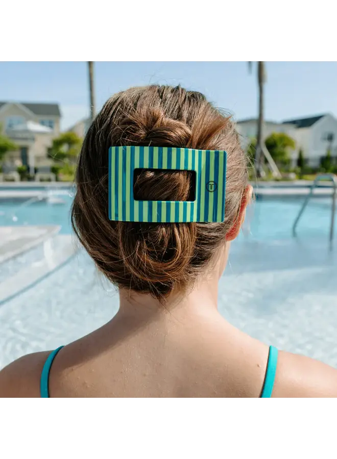 Flat Rectangle Hair Clip - Large