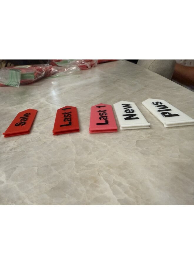 Dozen Hanger Tags -