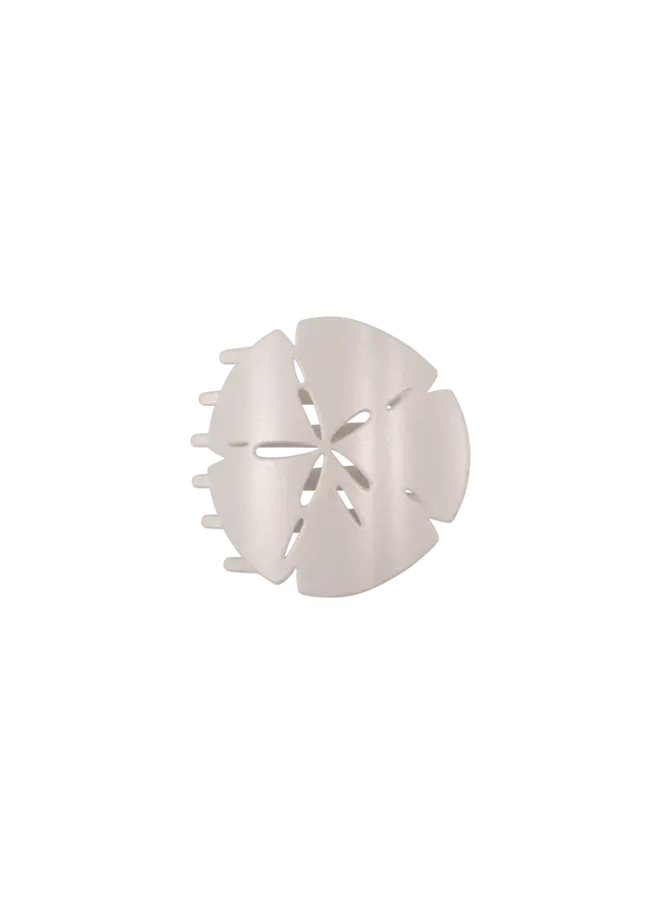 Sand Dollar Flat Hair Clip -Medium