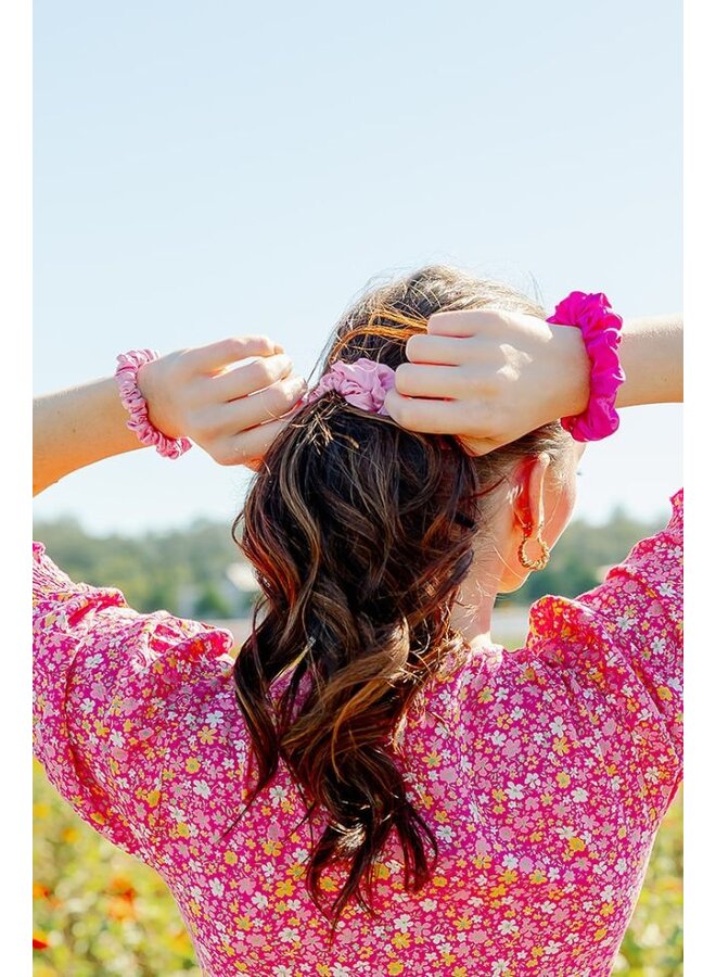 Silk Hair Scrunchie - Large -