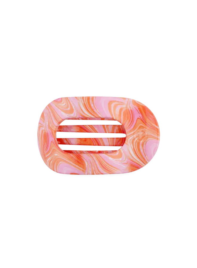 Flat Round Hair Clip - Medium