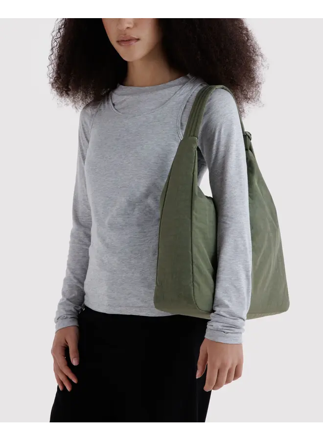 Nylon Shoulder Bag - Caper