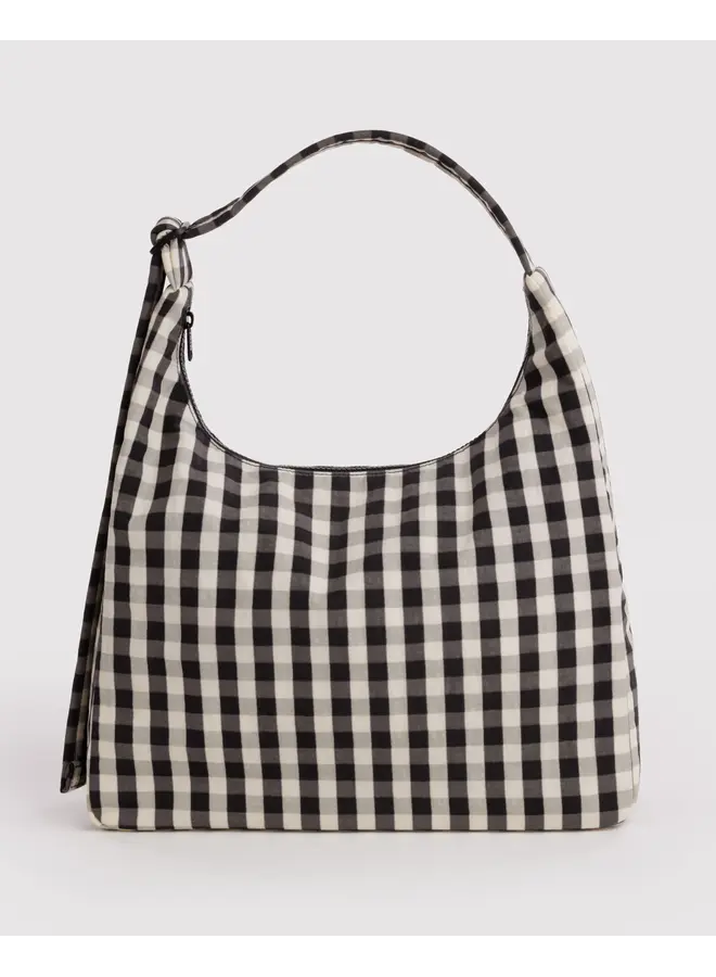 Nylon Shoulder Bag - B&C Gingham