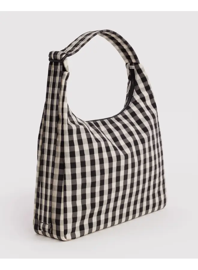 Nylon Shoulder Bag - B&C Gingham