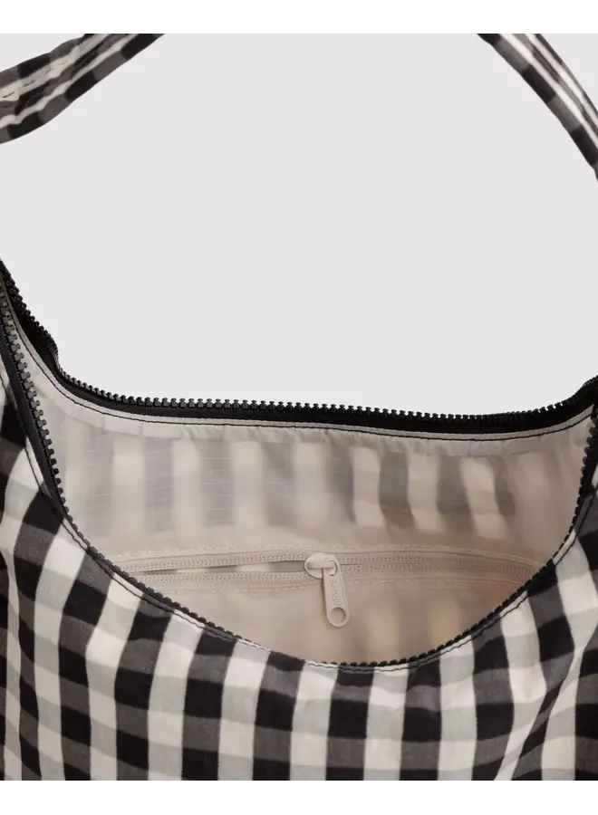 Nylon Shoulder Bag - B&C Gingham