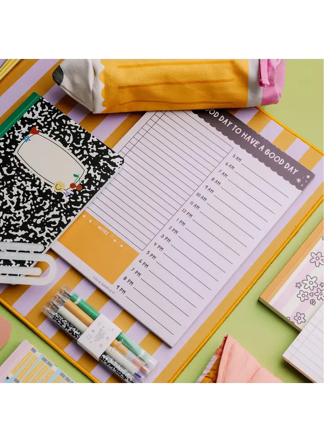 It's A Good Day Daily Planner 8.5x11 To Do Notepad