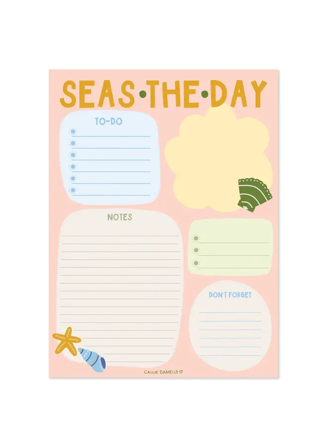Seas The Day 6x8 Notepad