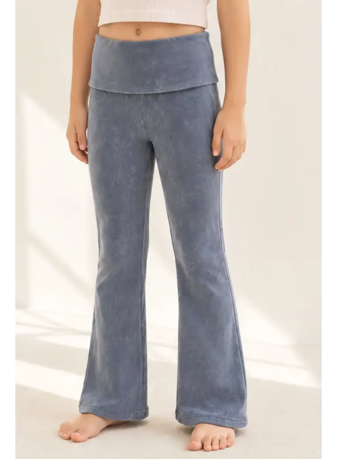 Vintage Washed Foldover Flare-