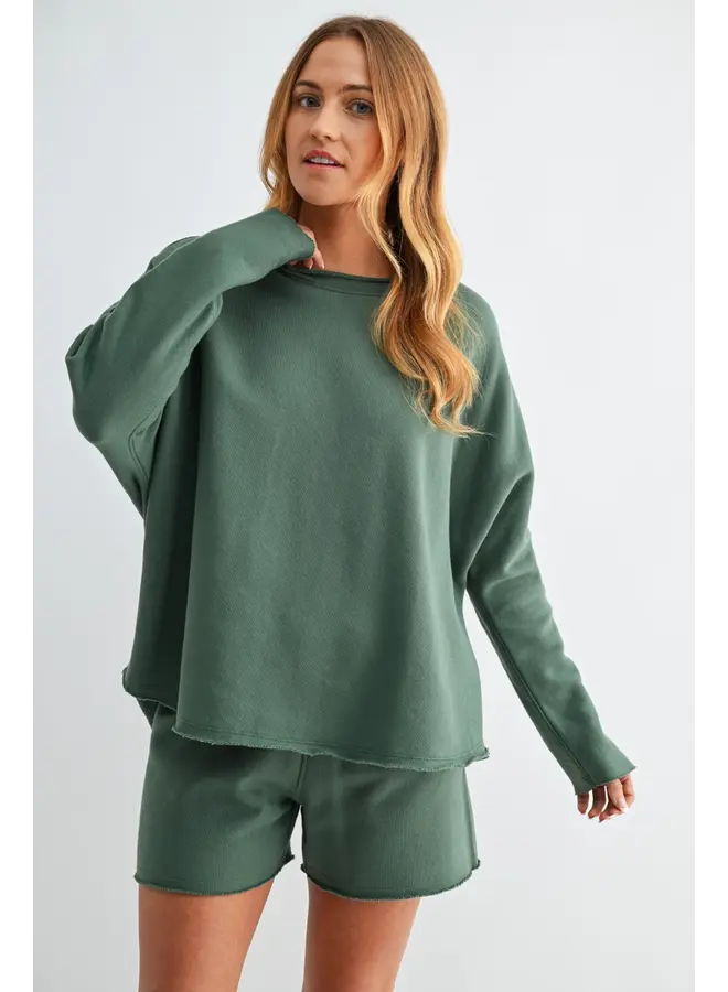 Malibu Heritage Long Sleeve Top-Eldergreen