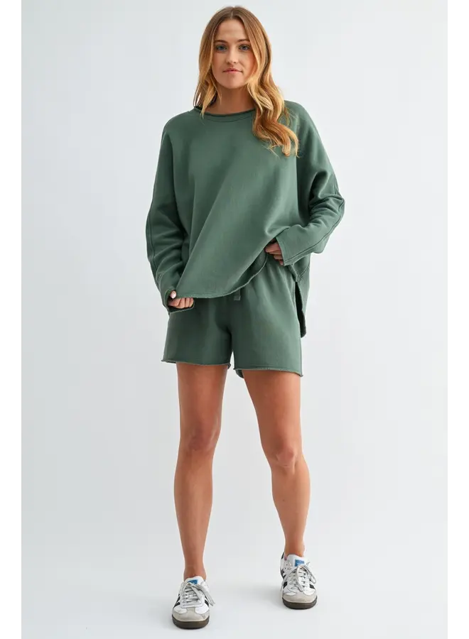 Malibu Heritage Long Sleeve Top-Eldergreen
