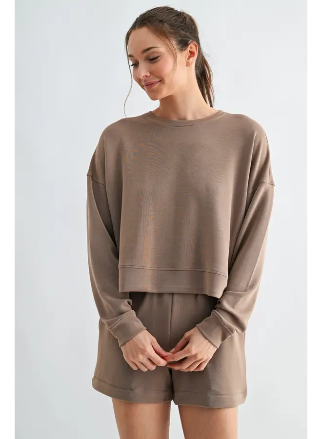 Laguna Dropped Shoulder Sweater-