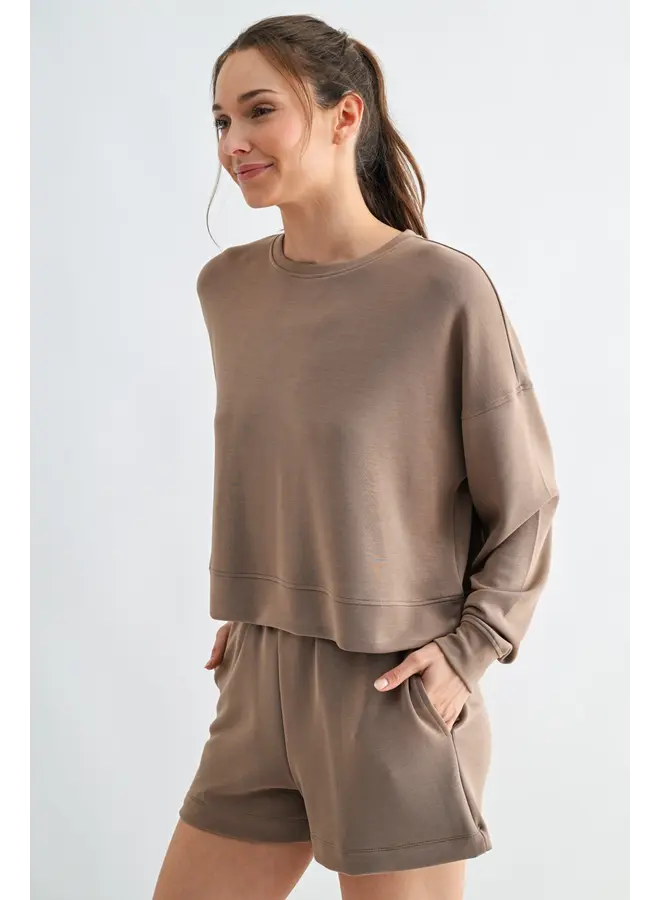 Laguna Dropped Shoulder Sweater-