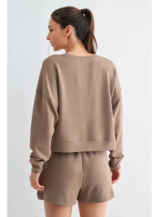 Laguna Dropped Shoulder Sweater-