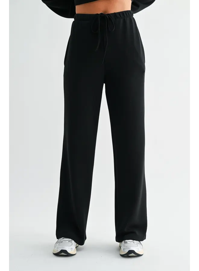Laguna Wide-Leg Pant-Black