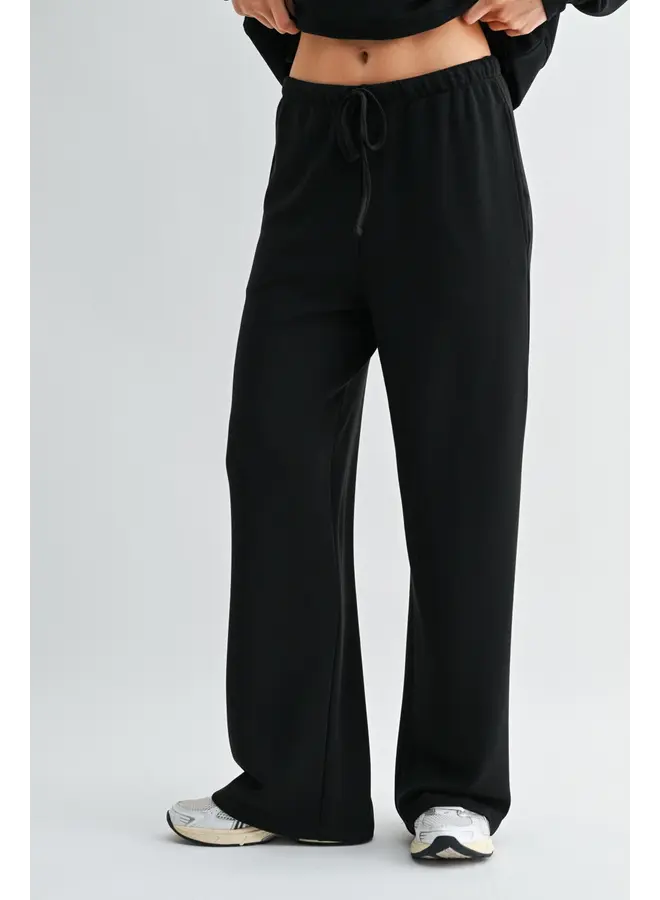 Laguna Wide-Leg Pant-Black