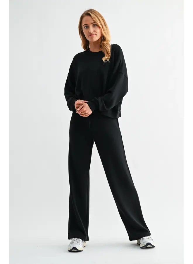 Laguna Wide-Leg Pant-Black