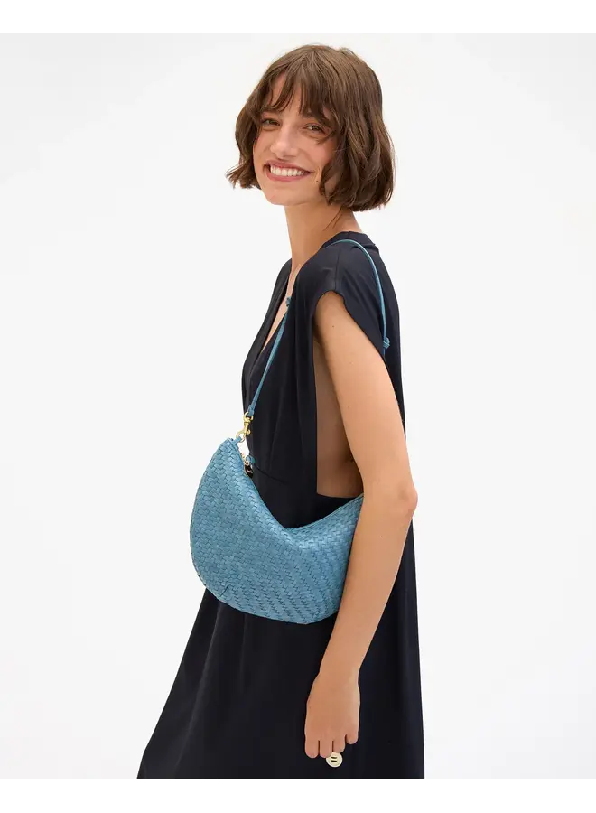 Lune - Woven Zig Zag - Dessert Blue